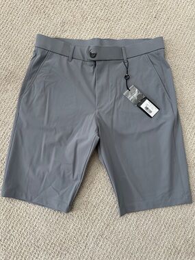 Greyson Montauk 10” Men's Performance Golf Shorts - Gray 32 NWT